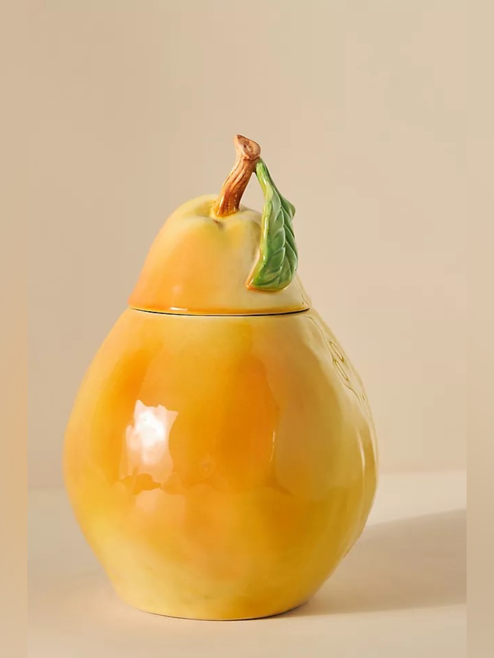 Anthropologie Holly & Pear Cookie Jar